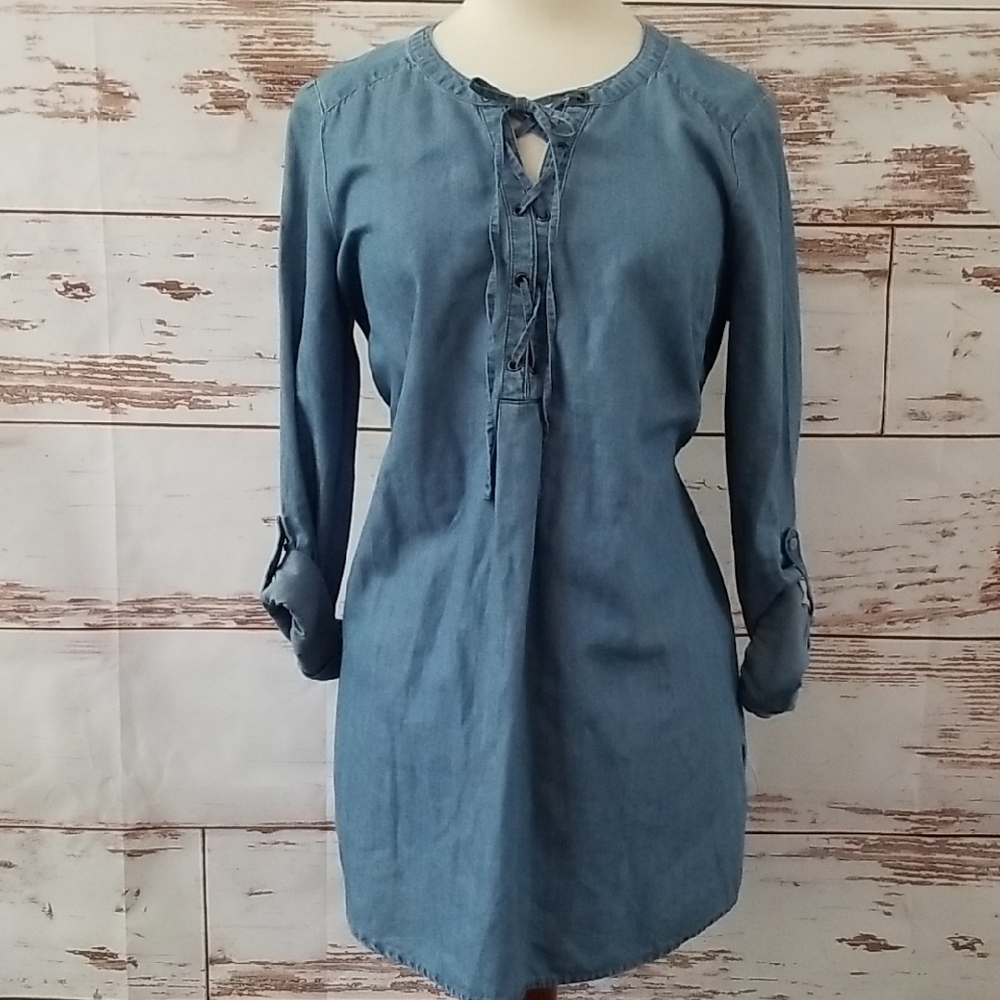 Motherhood Maternity Denim Dress